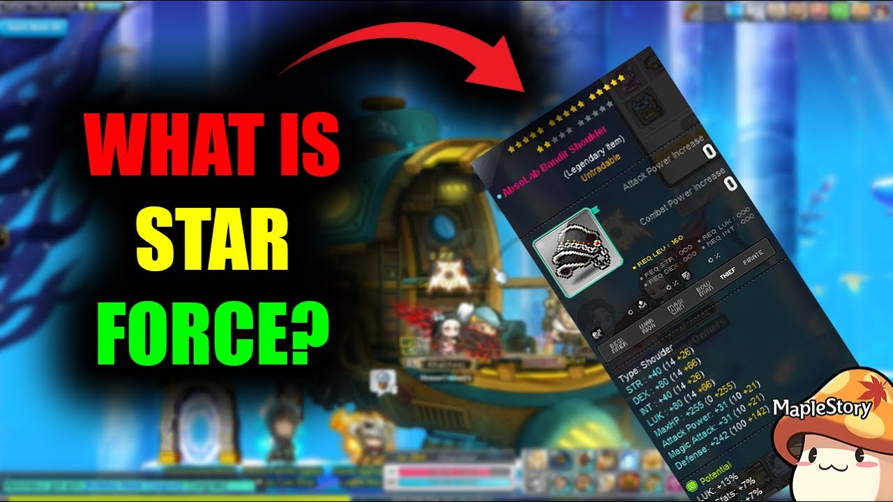 [Maplestory] WHAT IS STAR FORCE? How do you star force? - Beginners tips for Maplestory 2025