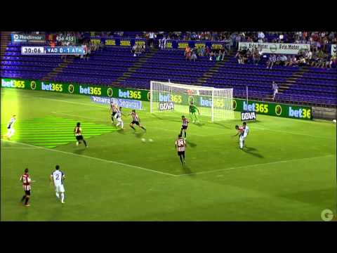 Gol de Patrick Ebert (1-1) en el Real Valladolid - Athletic | HD | 18/08/2013