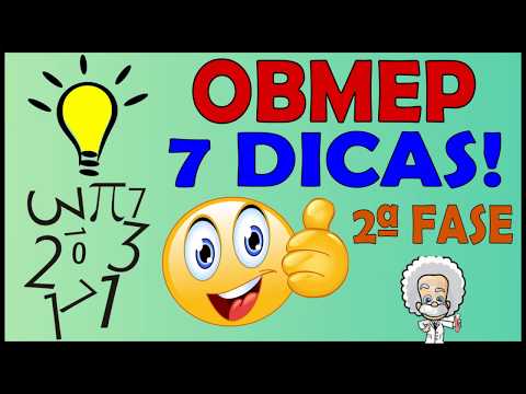 OBMEP 2nd Phase - 7 Tips for the Exam