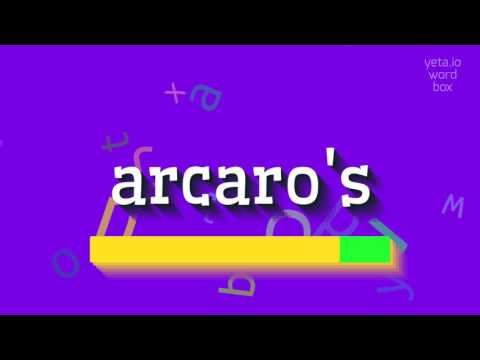 ARCARO'S - HOW TO PRONOUNCE IT? #arcaro's