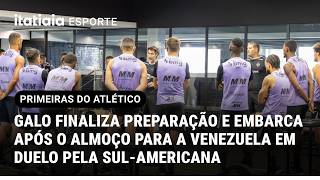 O ATLÉTICO FECHA HOJE A PREPARAÇÃO PARA O COMPROMISSO CONTRA O PUERTO CABELLO AMANHÃ