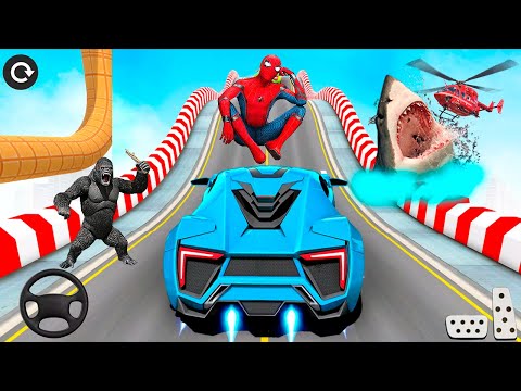 ✅Police Car Stunts GT Ramp 2022 - Impossible Car Racing Stunts 3D - Android Gameplay #6