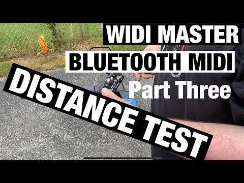 Widi Master Bluetooth Midi: Part Three - Distance Test