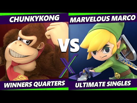 S@X 385 Online Winners Quarters - ChunkyKong (DK) Vs. Marvelous_Marco (Toon Link) Smash Ultimate