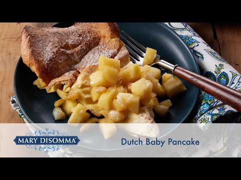 Dutch Baby Recipe with Blueberries, Lemon Curd, or Apple Pear Compote | Mary DiSomma