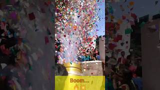 How Co2 Paper confetti machine work 🔥💥🎊🎉💣 | #confettiparty | #shorts