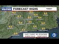 FORECAST A Cooler End To The Weekend