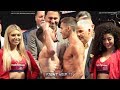CHRIS ALGERI AND TOMMY COYLE LOOK READY FOR WAR DURING THEIR WEIGH IN FACE OFF