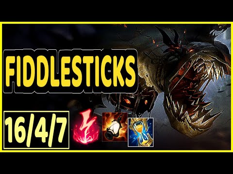 FIDDLESTICKS VS GRAVES - 16/4/7 KDA JUNGLE GAMEPLAY