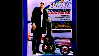 SIMON TOWNSHEND The Cutting Room NYC 10/28/2015