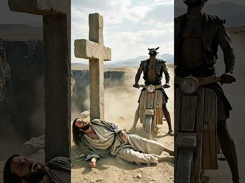 Instant Karma! 😈 Satan disturbs Jesus and finds out... 🏍️💥 😱 #Shorts