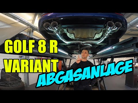 GOLF 8 R VARIANT - PROVOCATEUR EXHAUST ABGASANLAGE mit TÜV! (ECE)