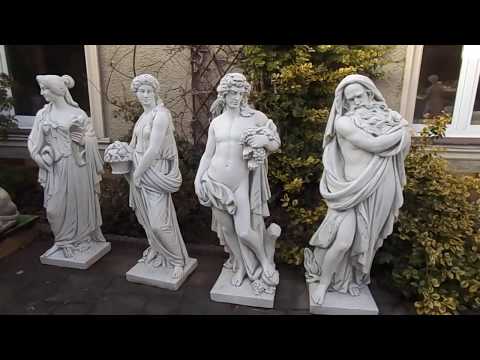 Vierjahreszeiten Gartenfiguren