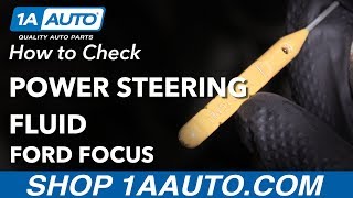 How to Check Transmission Fluid 00-04 Ford Focus