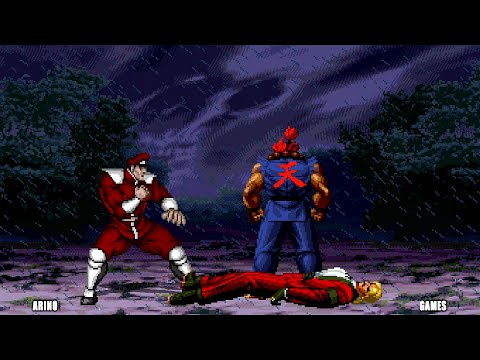 EVIL BISON VS SHIN AKUMA