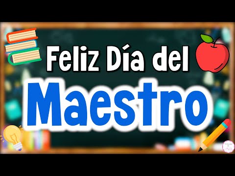 Maestro/a Feliz Día — El Mundo de MyG