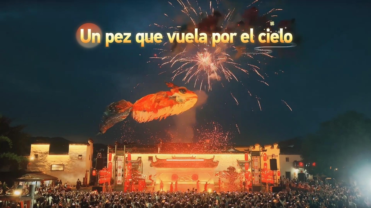 ¡Un pez que vuela por el cielo!