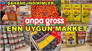ANPA GROSS MARKET MUHTEŞEM İNDİRİMLER💃KOŞUUN💃MARKET ALIŞVERİŞİ🛒GÜNCEL FİYATLAR💲/