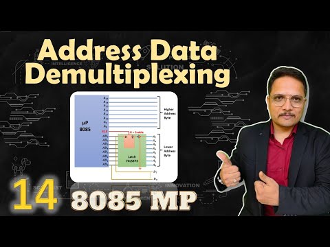 Address Data Demultiplexing in 8085