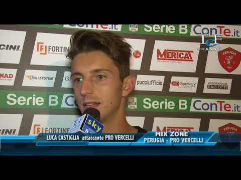 PERUGIA-PRO VERCELLI 1-5: LUCA CASTIGLIA