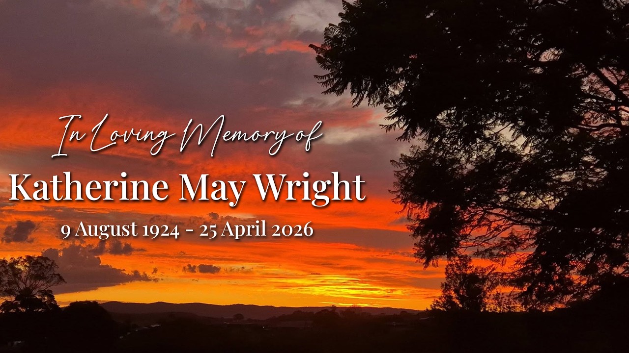 Memorial service livestream thumbnail for Katherine May Wright