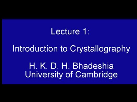 Introduction to Crystallography (2015)