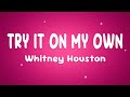 Whitney Houston Try It On My Own