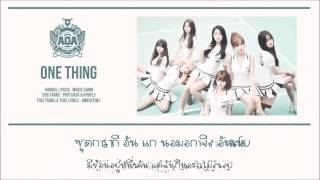 [Thai Sub] AOA - One Thing (한 개)