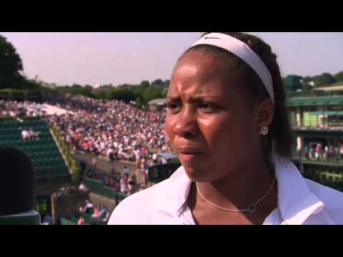 Girls' Singles runner-up Taylor Townsend talks to Live @ Wim