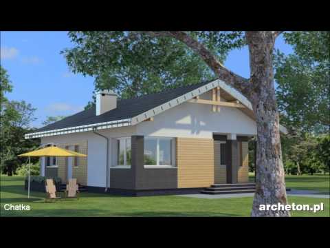 Projekt domu Chatka - archeton.pl