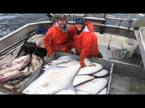 First Set of Fall Halibut - Longlining Halibut in Alaska