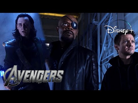 The Avengers | Loki Arrives On Earth Scene | Disney+ [2012]