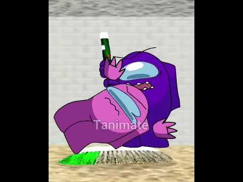 Among us Rodamrix || Gotta sweep! Sweep! Sweep! || Pink x Purple || animation meme #tanimate