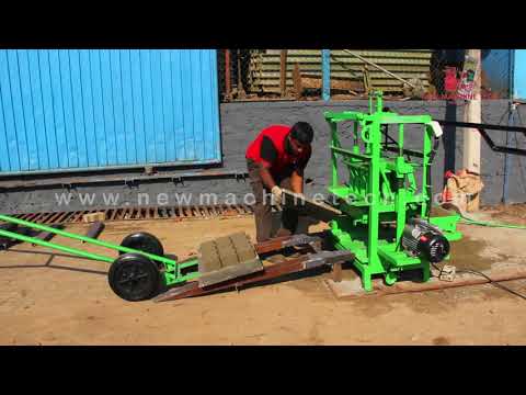 Cement Block Making Machine Station type (6 Bricks) Pavings