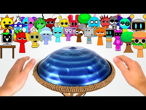 Top 100 Sprunki Characters VS REAL instruments!