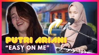 Putri Ariani "Easy On Me" | Mireia Estefano Reaction Video
