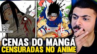 20 CENAS DO MANGÁ QUE FORAM CENSURADAS NO ANIME DE NARUTO