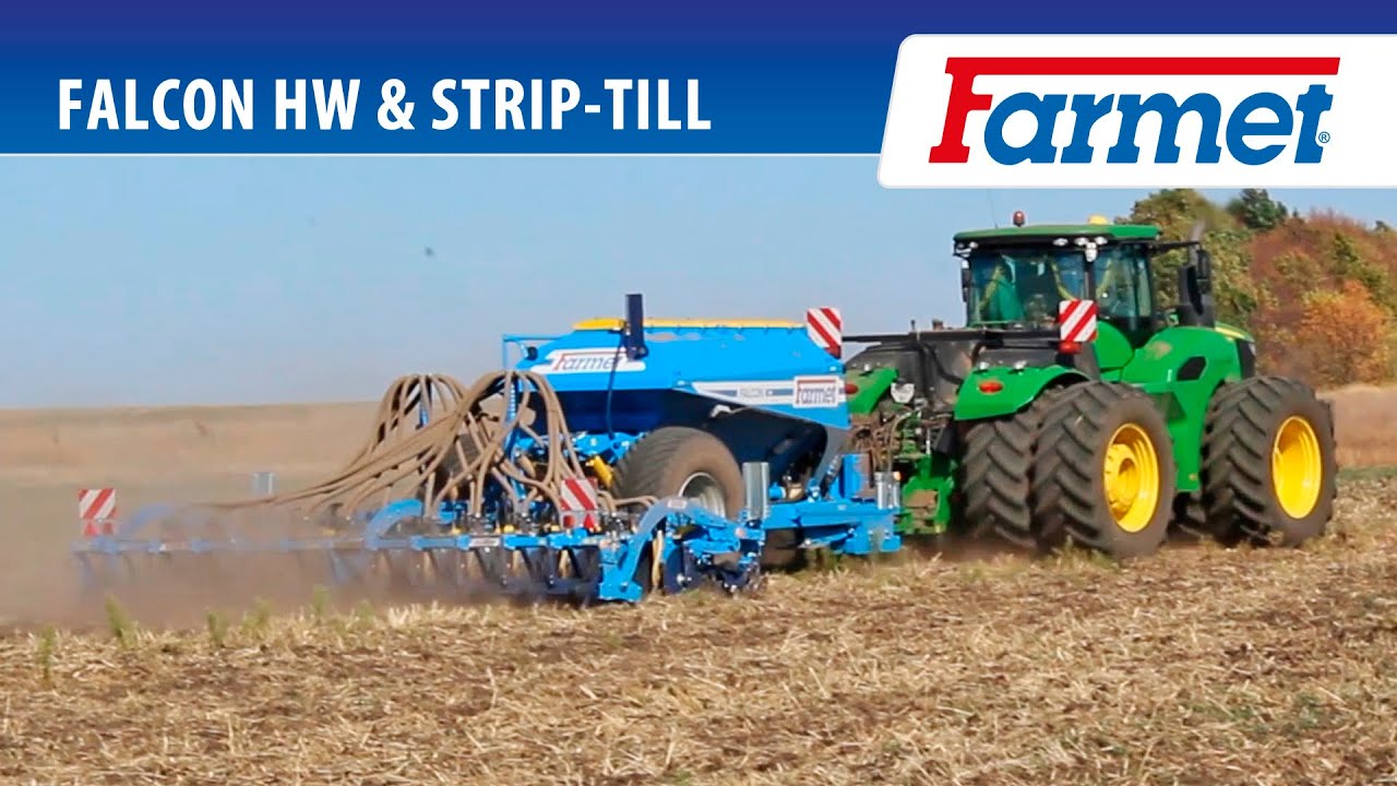 Sávos talajművelés és szemcsés műtrágya kijuttatása egy menetben - Falcon HW + Strip-Till