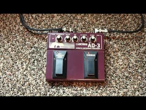 Boss // AD-3 Acoustic Guitar Effects Processor (Demo)