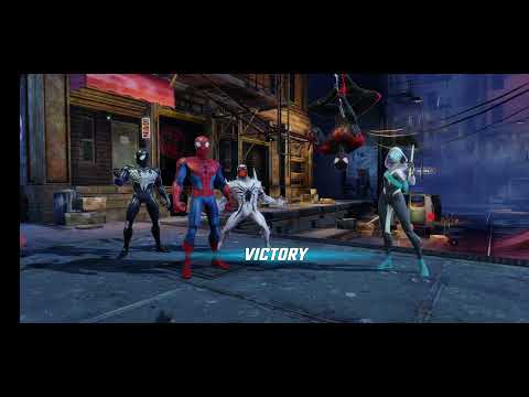 GHOST SPIDER and the old web warriors (spidey+miles) tested out in DD4.