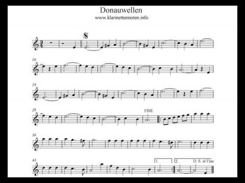 Play Clarinet - Donauwellen Walzer