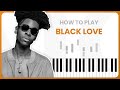 How To Play Black Love By Masego On Piano Piano Tutorial Part 1 Free Tutorial
