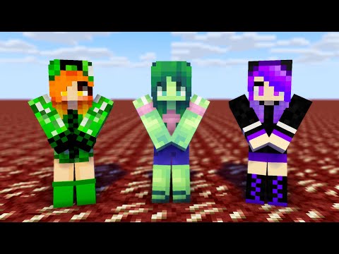 MONSTER SCHOOL : WALKER DANCE MEME CREEPER, ZOMBIE, ENDERMAN GIRLS - MINECRAFT ANIMATION