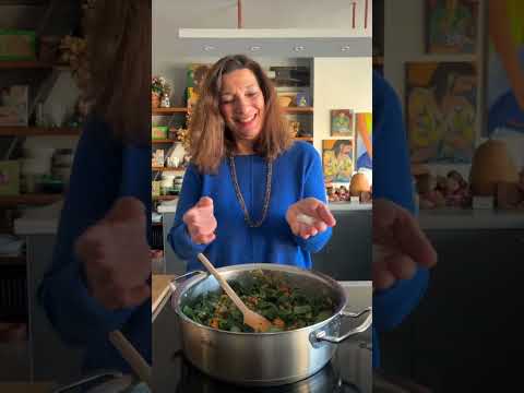 Lentil-Sweet Potato Soup with Spinach and Sage