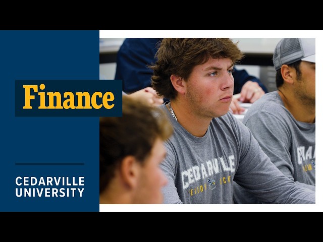 Thumbnail for video titled: Why Study Finance at Cedarville University?