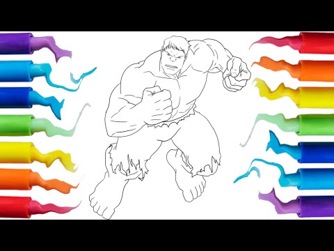 Hulk coloring page | Elektronomia - Energy [NCS Release]