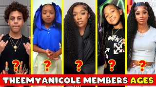 Theemyanicole Members Real Name and ages 2025