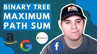 YouTube video 'Binary Tree Maximum Path Sum (Animated Walkthrough) (LeetCode)'