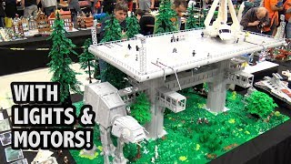 Huge LEGO Endor Base from Star Wars: Return of the Jedi by Beyond the Brick