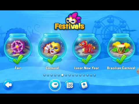 fishdom completed decorations festivals